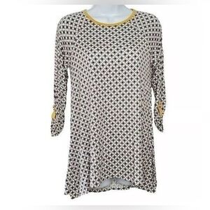Matilda Jane oversized star struck tunic gray yellow dress